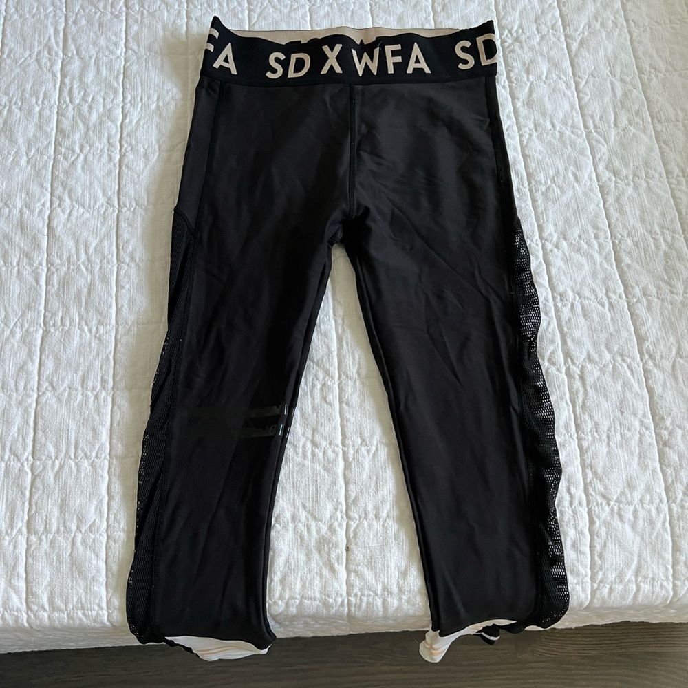 Sarah’s Day leggings with mesh paneling